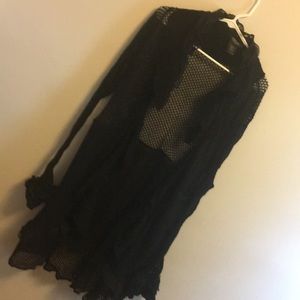 Ladies long cardigan duster